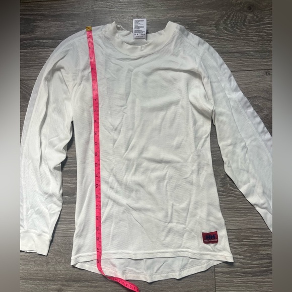Helly Hansen White Long Sleeve Thermal Outdoor Active Performance Shirt Size S - Picture 6 of 8
